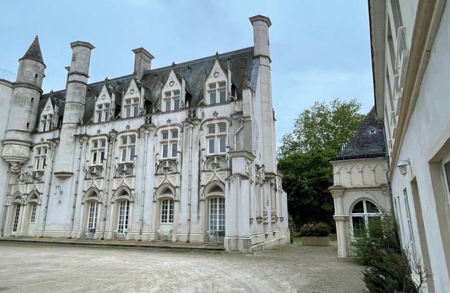 House with castle view