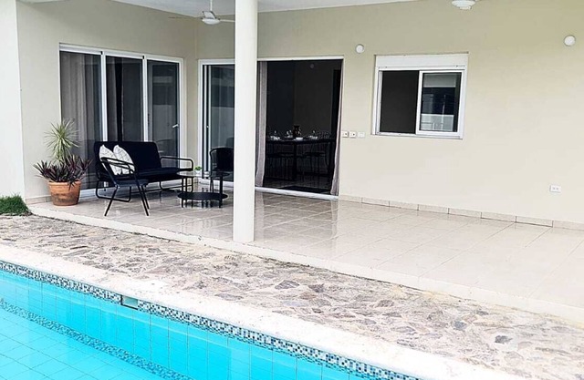 House with private pool.
