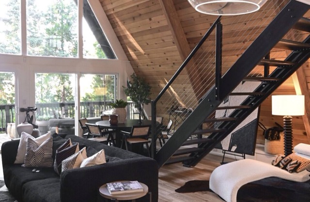 Iconic A-Frame Lake+Forest Views @trinityaframela