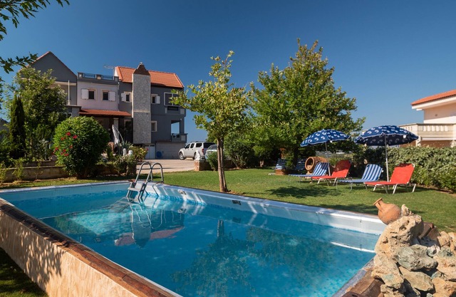 Imposing Holiday Villa with Sauna ,Gym and Mountain View, Chania