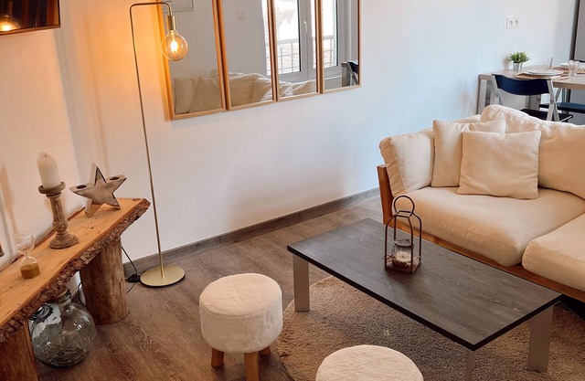 In hyper center Large Appt 2 bedrooms 150m from the beach