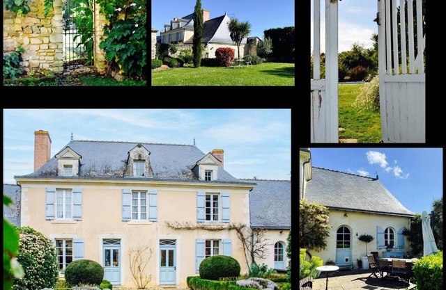 In the heart of the Anjou vineyards between Angers and Saumur, a veritable jewel of greenery