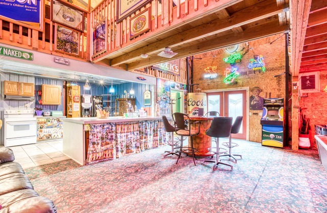 Incredibly Unique Bar-Inspired Home w/Private Hot Tub & near the Beach- Dogs OK