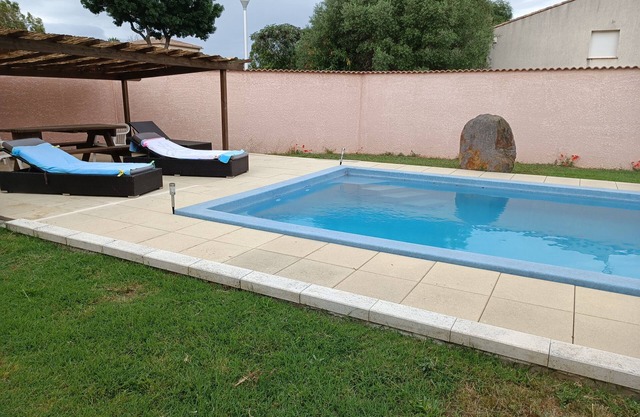 Independent F2 on the ground floor of our villa which we live in all year round.