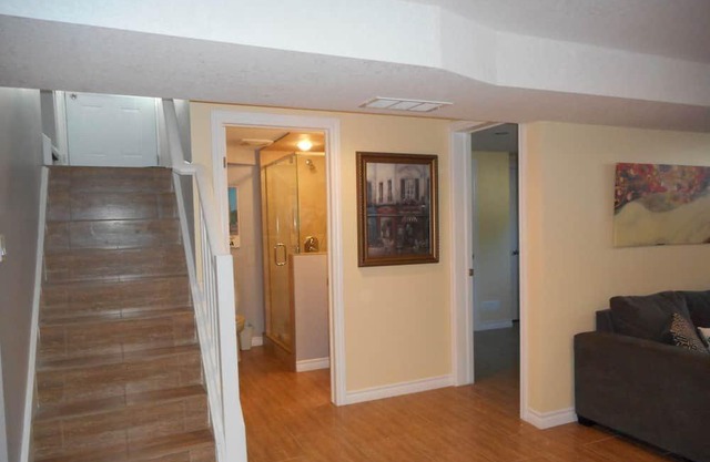 Inviting apartment with private entrance & parking