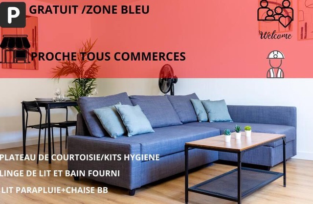 Joli T2 calme / centre-ville