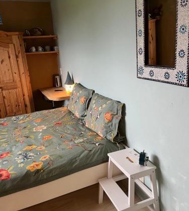 Kamer in een Strobalen huis