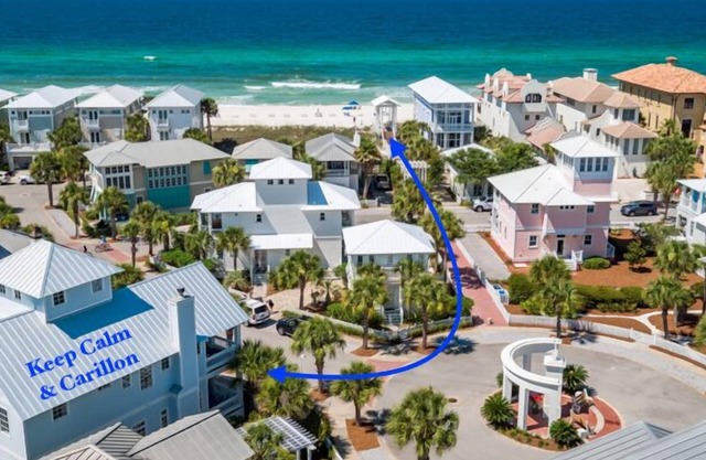 Keep Calm and Carillon: Spacious Family Beach Home Close to Beach Walkover