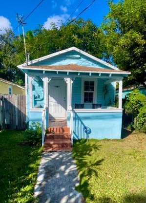 Key West Style Historic Home in Coconut Grove Florida, The Blue House