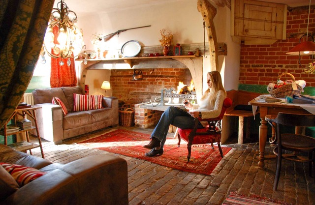 Kick off your shoes, stare into the fire and relax in rural bliss