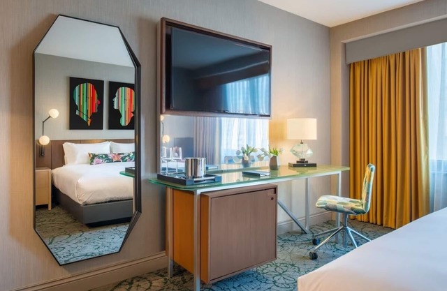 King Bed City View, The Darcy DC, Stylish Hotel, Steps from White House