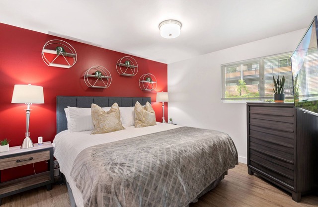 KING|FREE Parking|W/D|1min→Downtown Bellevue|1Gig wifi