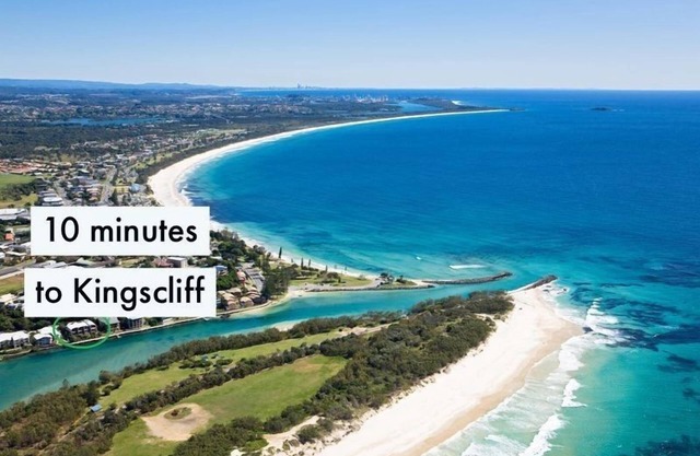 ☀️ Kingscliff Ocean Views, Luxury 5 bedroom Family home