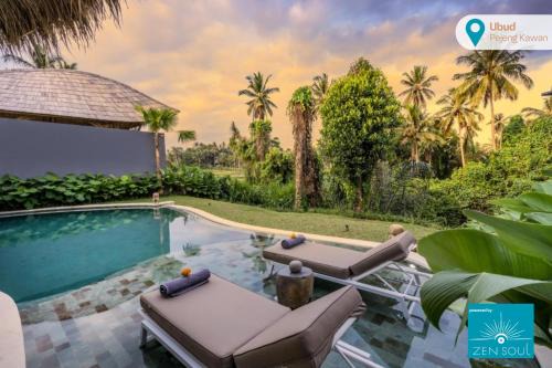 Kizmet Fit - 2Bed Luxury Private Villa - Yoga Shala, CrossFit-Style Gym, 3Km to Central Ubud