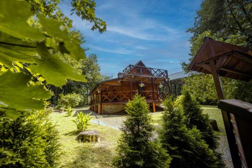 Klimatyczna Willa z bali na Roztoczu