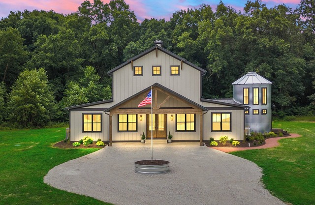 Kouts Home: High-End Retreat in Secluded Setting