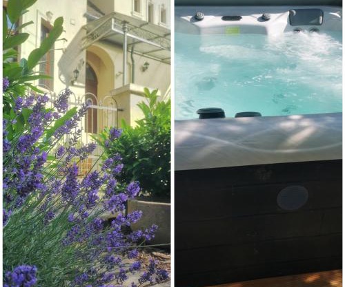 Kúria apartman with private jacuzzi and pool