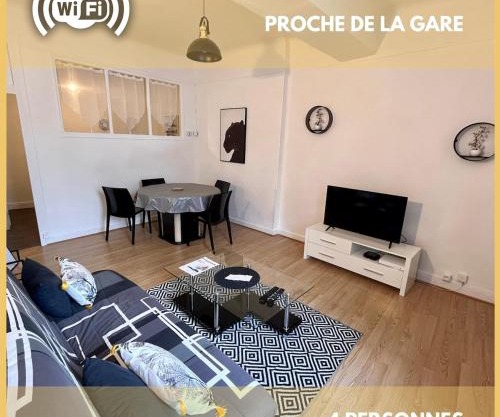 La Halte, Proche-gare, cosy, Spacieux