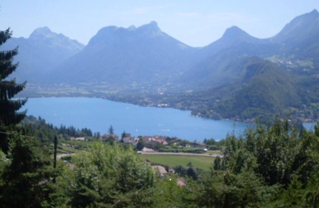 Lake and mountain view studio