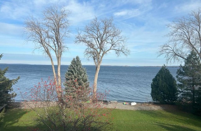 Lake front house on Lake Champlain