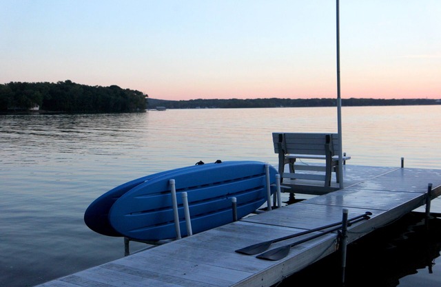 Lake Home on a Peninsula on Lake Nagawicka.