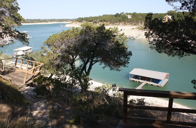 Lake Travis Waterfront Home with Large Private Dock on Deep Water Cove!