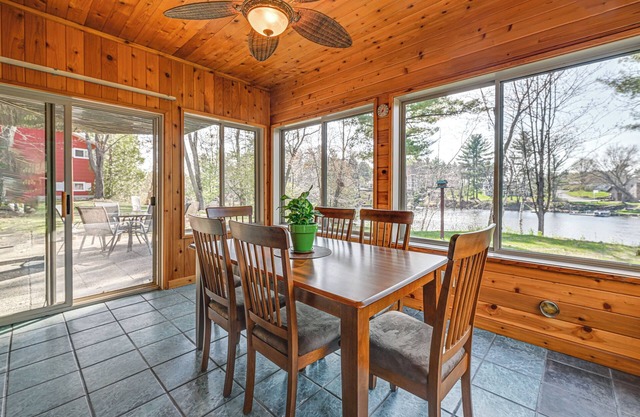 Lake Wissota Home w/Private Dock + Fire Pit!