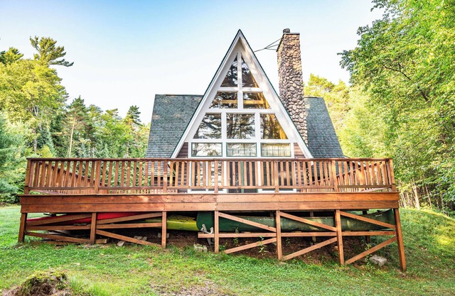 Lakefront 2 Bedroom Adirondack A Frame Chalet