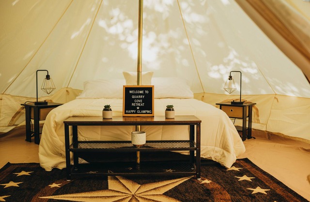 Lakefront Glamping Resort Cherokee Lake Tennessee Site 2