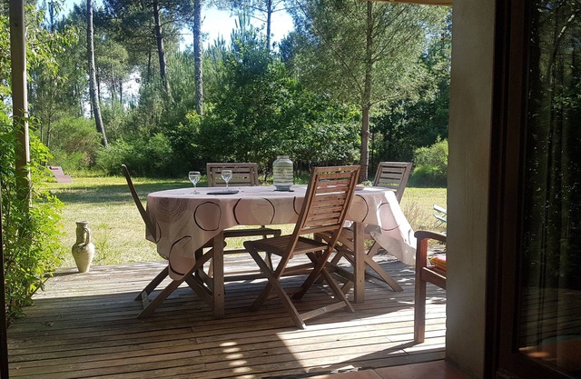 Landes restored old cellar in friendly house for 6 people
