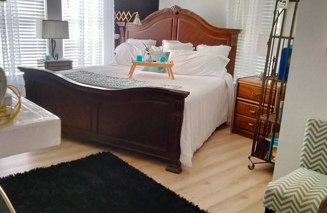 Large 3 room suite including coffee bar , TV