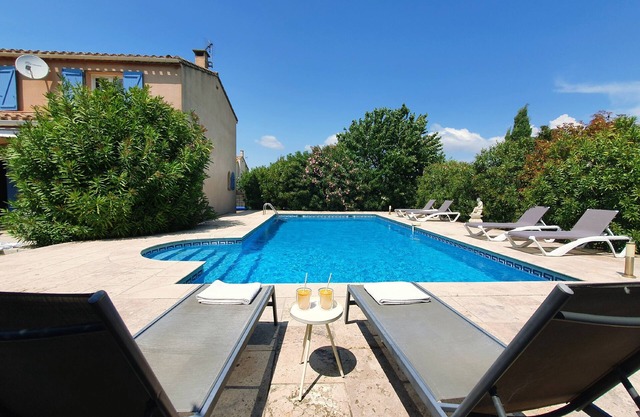 Large family home with private pool and hot tub
