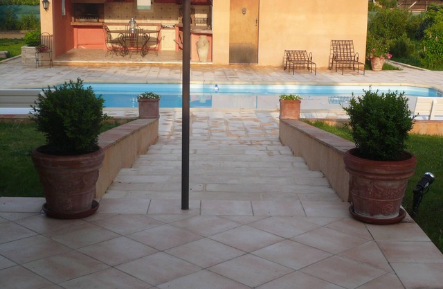 large quiet villa with pool