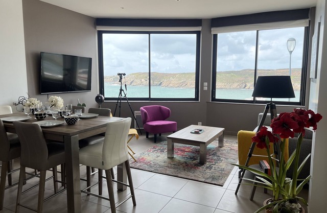 Lc84 Appartement Avec vue sur la Mer, le Port et la Presqu'ile de Kermorvan