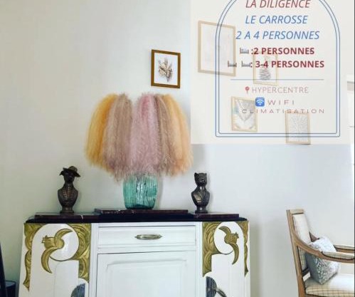 Le carrosse, la diligence, centre Saint Jean de Losne tarif 2pers 1 chambre, tarif 4 pers 2 chambres