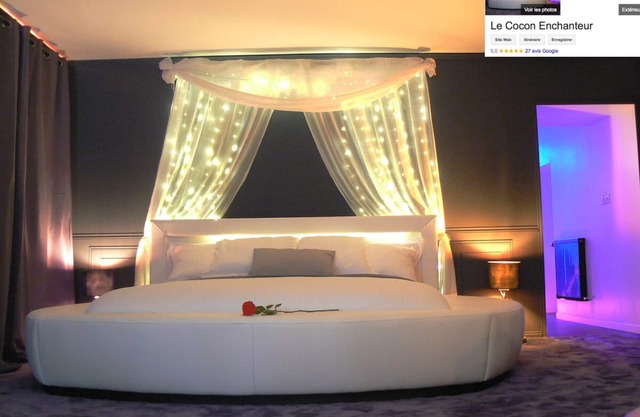 Le Cocon Enchanteur: a private gîte/JACUZZI/romantic night for two