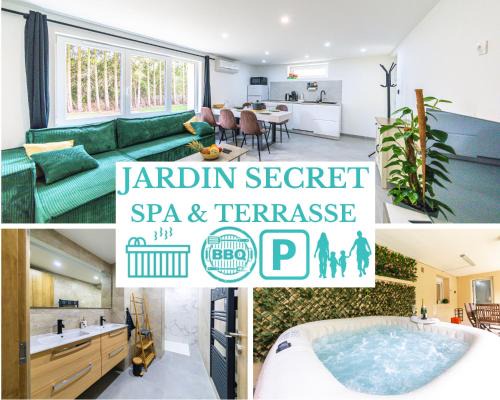 Le Jardin Secret Nature Spa parking jardin 1500m2