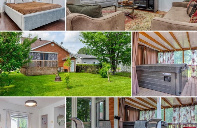Le Natural Lodge - Idéal Famille & Groupe x8 - Weekend & Vacances Détente - Jacuzzi Vue Campagne Dégagée - Quartier Calme - Jardin - Terrasse - Barbecue - 10min des lacs - Parking privé & Borne Voiture Électrique - Check In Flexib - Linge de maison fourni