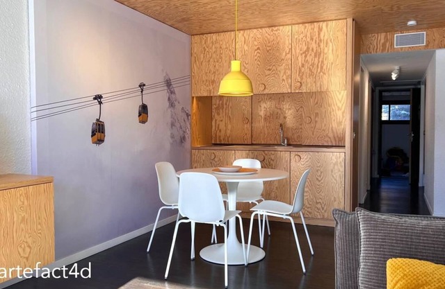 LE66: Fully refurbished apartment, with view of the mountains and next to slopes