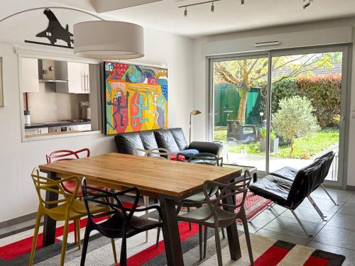 Les Galets - Duplex avec jardin - 2 chambres et bureau