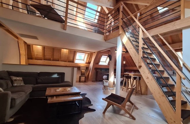 Les Suites du Monetier, Duplex atypique au cœur du village