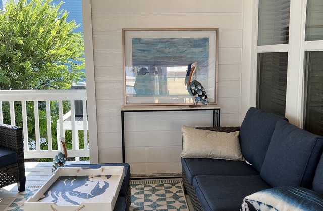 Literally feet away from the beach. Newly remodeled! Perfect for a party of 2-8