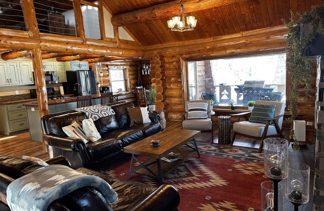 Log Cabin on Caribou Lake in Chippewa National Forest