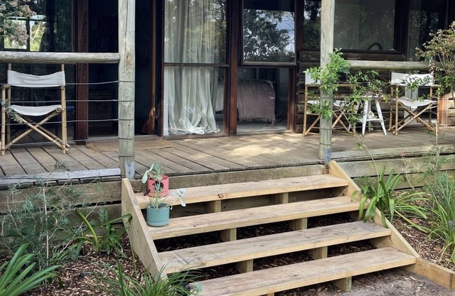 Log cabin on hill in Somers