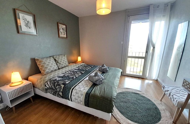 Lovely apartment-2 bedrooms-3 beds-wifi