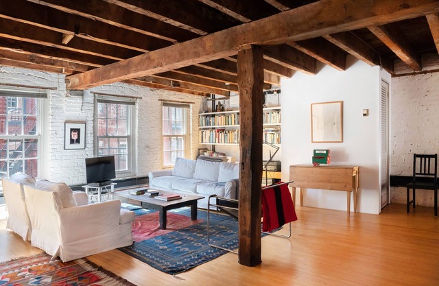 Lovely duplex loft on the coolest block in the South Street Seaport