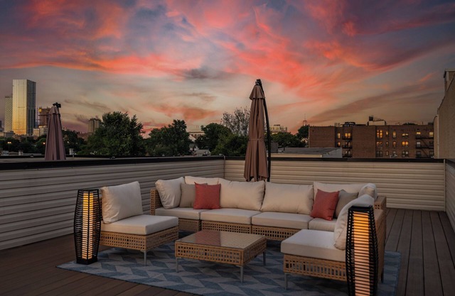 LUX 3BR 2Bath Gem with FREE Parking & Private Rooftop Minutes to NYC!