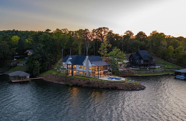 Luxe Lake Martin Home Pool Hot Tub Boat Dock