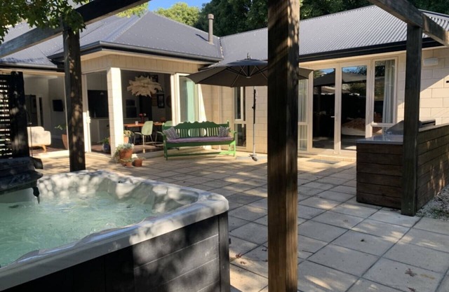 Luxurious 5 bedroom home with heated pool