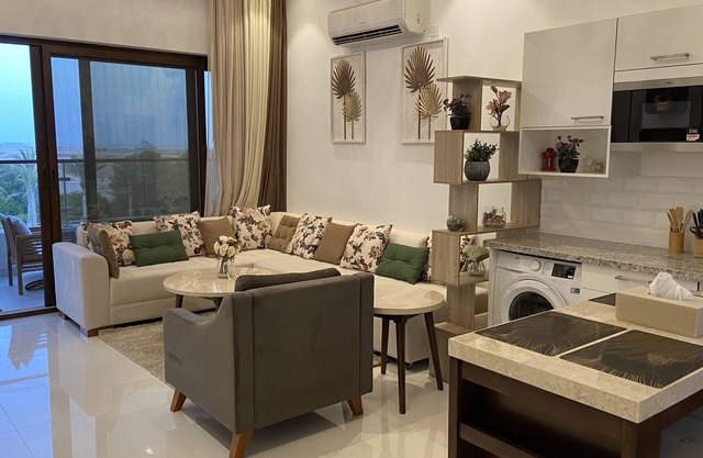 Luxurious beachfront apartment in the Hawana Salalah Resort.